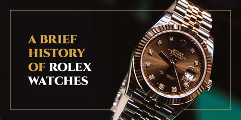 rolex tells history|Rolex watch company history.